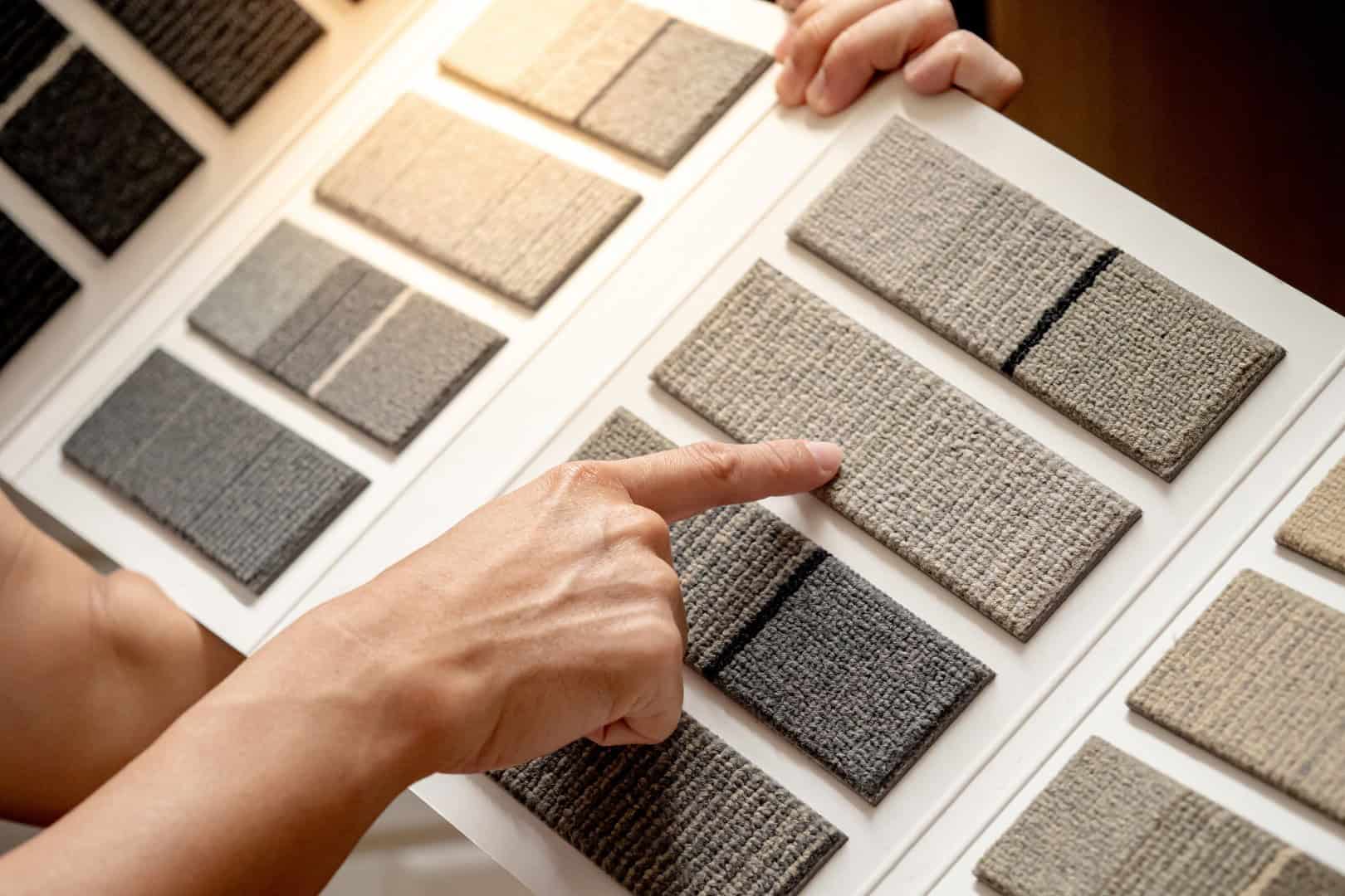 Luxury vinyl tile flooring in a modern home