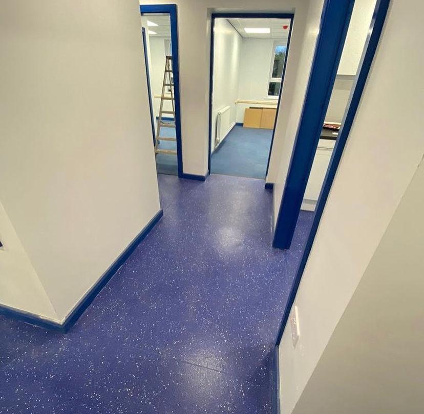 Deep pile carpet fitted in a Preston living room