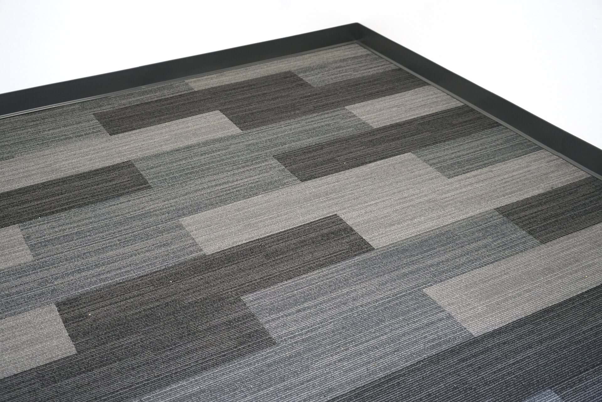 Completed carpet tile floor in a Preston office