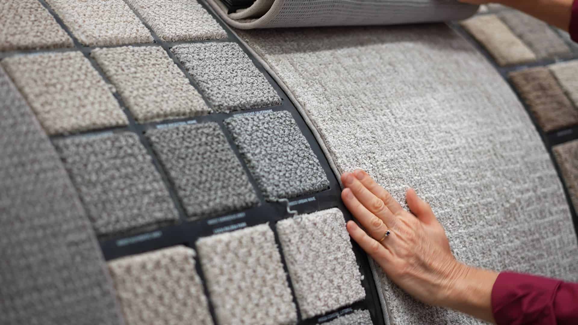 Carpet showroom consultation for customers in Preston