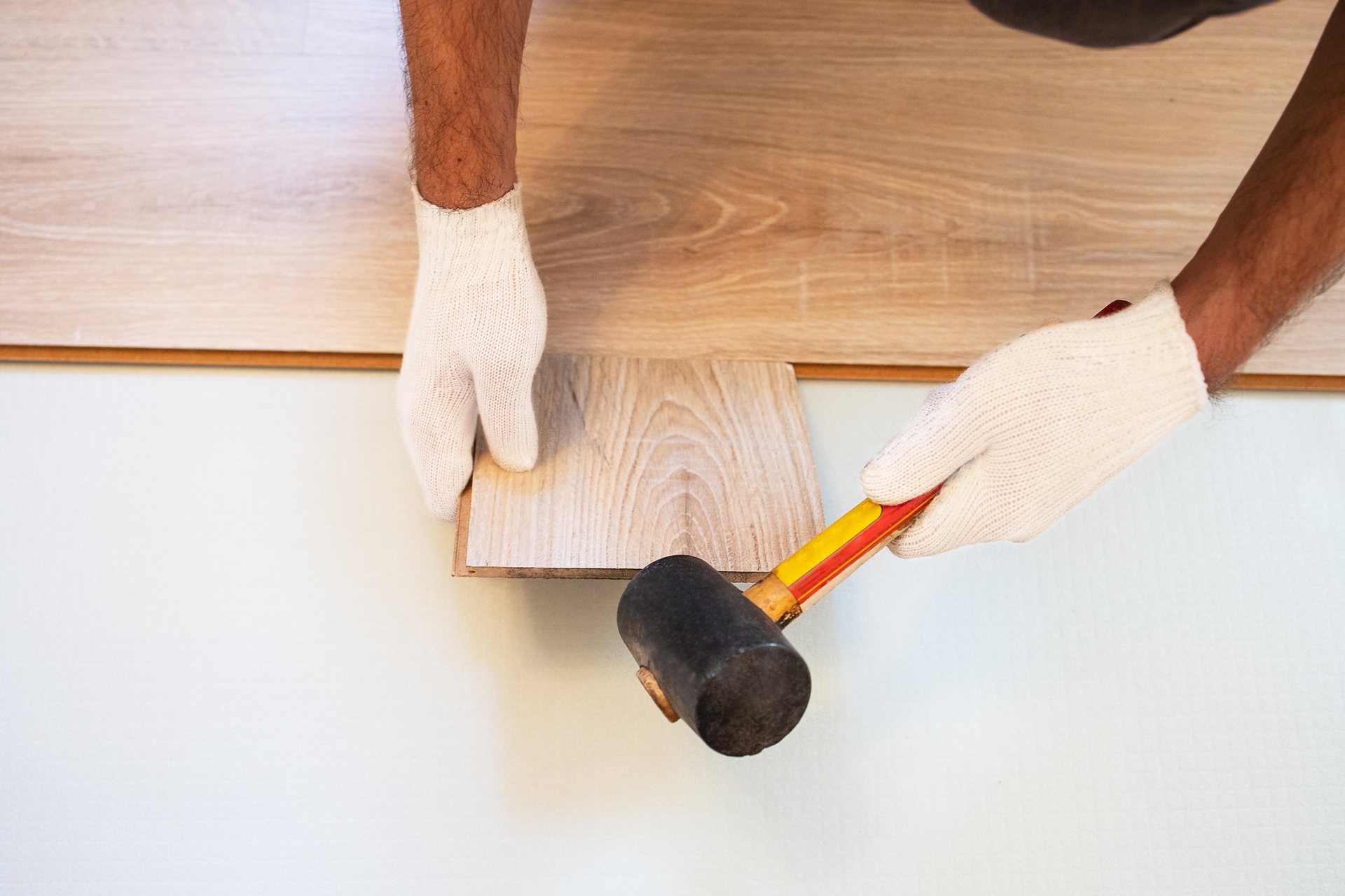 Laminate flooring installation in Preston