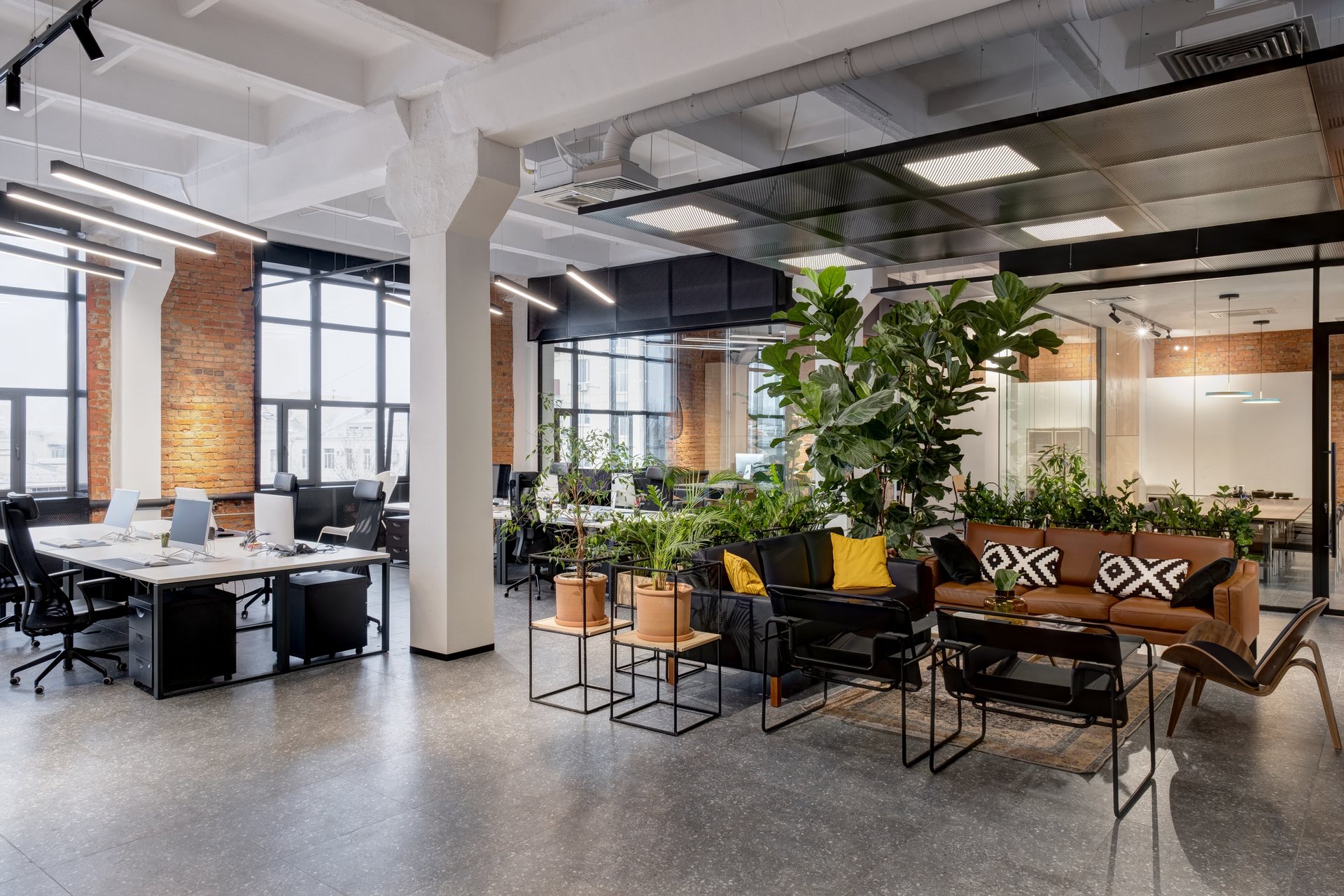 Modern office flooring in Preston